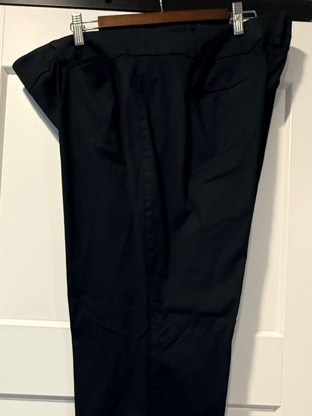 Ann Taylor Curvy Black Stretch Dressy Ankle Pants Size 16